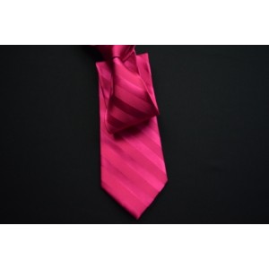 Fuchsia Self Stripe Tie